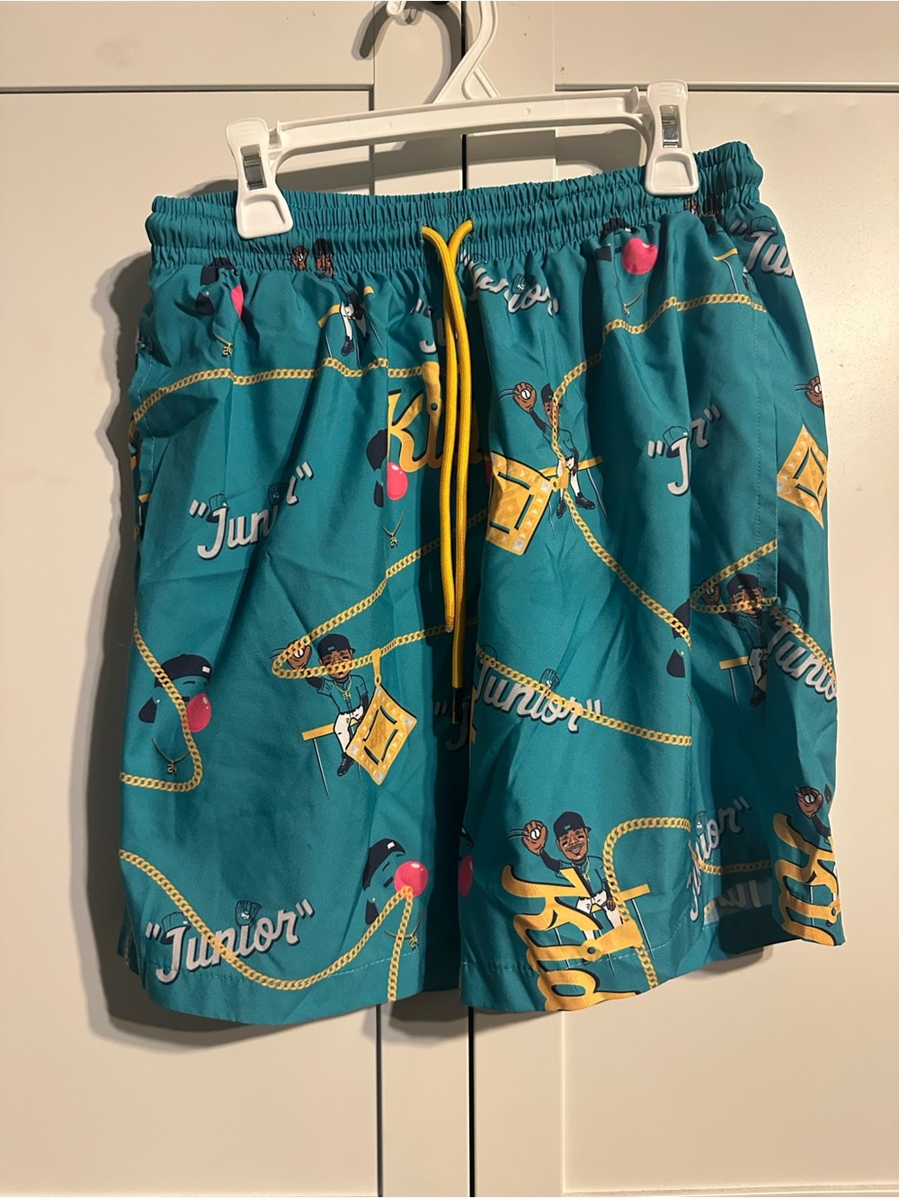 Baseballism Ken Griffey Jr. "The Kid" Cage & Swim Trunks - Mens Size Small